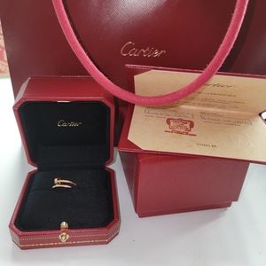 *sold on eBay*Cartier Juste Un Clou SM Pink Gold Ring sz 50
